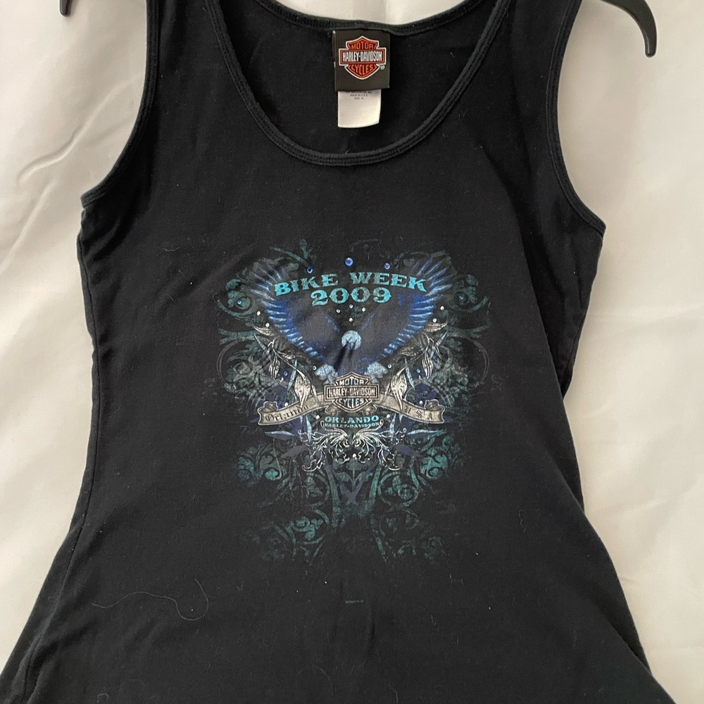 Vintage woman’s Harley Davidson bike week 2009 tank top
